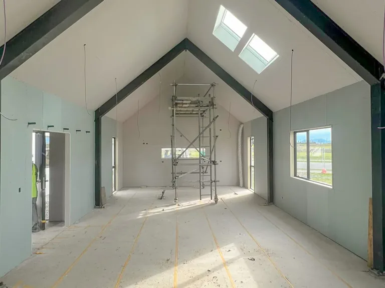 GIB® fixing by JB Interior Liners Ltd. on a Canterbury new build, ready for the next trade